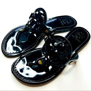 Tory Burch Miller Patent Leather Sandals